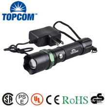 IP64 3.7v Zoomable XML - T6 Rechargeable LED Flashlight